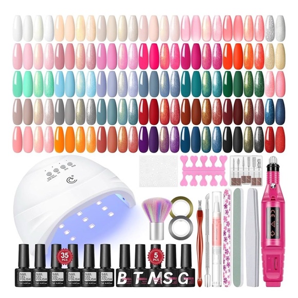 Other - Nail Art Kit with LED Lamp and Polish Set NEVER BEEN OPENED